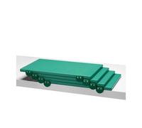 Euroceppi - 4 Taglieri Polietilene 60x40x2 cm Verde Fermi Antiscivolo