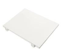 Euroceppi S.R.L 156251 Tagliere Poliet.C/Fermo 50X30X2 BCO, Mix, Bianco