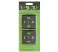 Euroceppi set 2 lame ricambio Inox per pialletta e raschietto