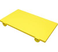 Euroceppi tagliere giallo cm 60x40h2 professionale per alimenti
