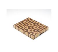 Euroceppi - Tagliere Rovere e Robinia a Cubi 40x30x4,5 cm 2 Fresature