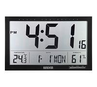Eurochron efwu jumbo 100 radiocontrollato orologio da parete 370 mm x 230