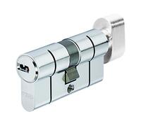 Eurocilindro puntos niquel 5 K y T Pomo lado 40mm