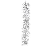 EUROCINSA RIF.70678C05 Natalizia, Ghirlanda Argentata, Scatola da 1 Pezzo, 153 cm