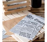 EUROFIDES® Carta Antigrasso Journal cm. 12,5x20 ideale per panini, fritti, hamburger