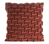 Eurofirany 2 federe decorative per cuscini da divano, in finta pelliccia, colore verde oliva, 45 x 45 cm