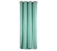 Eurofirany Adore Tenda Semitrasparente con Occhielli - 1 unità, Moderna Tenda per Finestra, per Camera da Letto, Soggiorno, Cucina, 140 g m², 140x250 cm, Menta