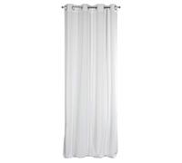 Eurofirany Adore Tenda Semitrasparente con Occhielli - 1 unità, Moderna Tenda per Finestra, per Camera da Letto, Soggiorno, Cucina, 140 g m², 140x250 cm, Bianco