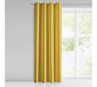 Eurofirany Blackout Tenda Oscurante con 8 Occhielli, Elegante e Liscia, Tinta Unita, Morbida, per Soggiorno, Camera da Letto, Salotto, 135 x 250 cm