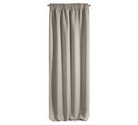 Eurofirany Blackout - Tende morbide e oscuranti, moderne, semplici e moderne, per camera da letto, cameretta dei bambini, soggiorno, cappuccino, 135 x 270 cm