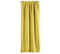 Eurofirany Blackout - Tende morbide e oscuranti, Moderne, semplici e Moderne, per Camera da Letto, cameretta dei Bambini, Soggiorno, Senape, 135 x 270 cm