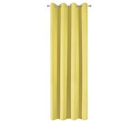 Eurofirany Blackout - Tende morbide oscuranti con 8 Occhielli, Moderne, semplici, per Camera da Letto, cameretta dei Bambini, Soggiorno, Senape, 135 x 250 cm