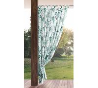 Eurofirany GARDEN Tenda de Esterni con Passanti - 1 Pezzo. Tende impermeabili per Terazze, Tenda per Gazebo Pergolata Patio Balcone, Protezione Solare e Privacy, 155x260 cm, Stampa Verde