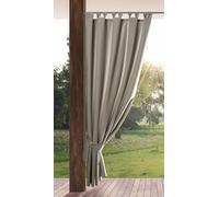 Eurofirany GARDEN Tenda de Esterni con Passanti - 1 Pezzo. Tende impermeabili per Terazze, Tenda per Gazebo Pergolata Patio Balcone, Protezione Solare e Privacy, 155x240 cm, Cappuccino