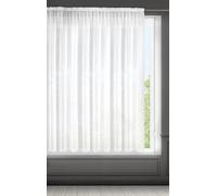 Eurofirany Gardine mit Kräuselband Rebecca, Bianco, 350 x 160 cm Tenda, Poliestere, 0.02 x 350 x 160 cm