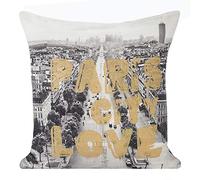 Eurofirany irany CHP/Parigi/8/B + ST Federa per Cuscino, Poliestere, Multicolore, 40.0 x 40.0 x 0,3 cm