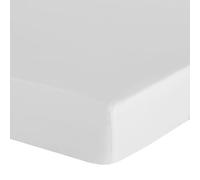 Eurofirany - Lenzuolo con angoli elasticizzati 140 x 200 cm - Lenzuolo con angoli elasticizzati in cotone, resistente - Per materassi spessi 30 cm di profondità - Molti colori, bianco