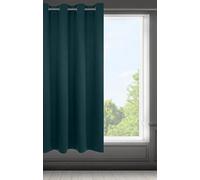 Eurofirany LOGAN Tenda Oscurante - 1 Unità, Occhielli, Blocco della Luce, Oscuramento della Stanza, Camera da Letto, Soggiorno, 140x175 cm, Petrol