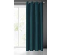 Eurofirany LOGAN Tenda Oscurante Extra Lunga - 1 Unità, Occhielli, Blocco della Luce, Oscuramento della Stanza, Camera da Letto, Soggiorno, 140x270 cm, Petrol