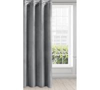 Eurofirany Melanie - Tenda in velluto, opaca, 140 x 250 cm, colore: argento