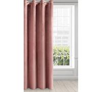 Eurofirany Melanie - Tenda in velluto, opaca, 140 x 250 cm, colore: rosa scuro