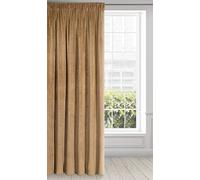 Eurofirany ria Oscurante, Fettuccia Arricciatenda-1 pz, Tenda Extra Lunga, Elegante, Tinta Unita, Soggiorno, Camera da Letto, Densità 290 g/m², Poliestere, Giallo Miele, 140x270 cm