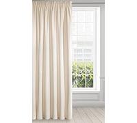 Eurofirany ria Tenda Oscurante, Tenda con Fettuccia Arricciatenda - 1 pz, Tenda Extra Lunga, Elegante, Tinta Unita, Soggiorno, Camera da Letto, Densità 290 g/m², 140x270 cm, Beige Chiaro