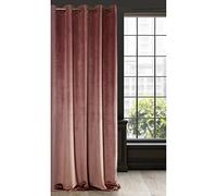 Eurofirany RIA Tenda Oscurante - Tenda con Occhielli, Elegante, Tinta Unita, Soggiorno, Camera da Letto, Densità 290 g/m², 140x250 cm, Rosa Scuro