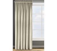 Eurofirany ROSA Tenda in Velluto con Fettuccia Arricciatenda - 1 Unità, Soffice, Pannello, Drappo Classico, Glamour, Elegante, Soggiorno, Camera da Letto, 290 g/m2, 140x270 cm, Beige
