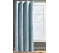 Eurofirany ROSA Tenda in Velluto con Occhielli - 1 Unità, Soffice, Pannello, Drappo Classico, Glamour, Elegante, Soggiorno, Camera da Letto, 290 g/m2, 140x250 cm, Verde Acqua