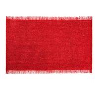 Eurofirany - Set di 6 tovagliette all'Americana per 6 Persone, rettangolari, Rosso, 30 x 45 cm