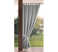 Eurofirany Tenda da giardino per esterni con passanti in, 1 pezzo, oscurante e resistente alle intemperie, protezione UV, per balcone, terrazza, pergola, gazebo, 220 x 155 cm (altezza x larghezza