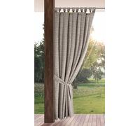Eurofirany Tenda da giardino per esterni con passanti in, 1 pezzo, oscurante e resistente alle intemperie, protezione UV, per balcone, terrazza, pergola, gazebo, 240 x 155 cm (altezza x larghezza