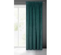 Eurofirany VILLA Tenda Oscurante con Fettuccia Arricciatenda - Extra Lunga, Elegante, Tinta Unita per Soggiorno, Camera da Letto, Densità 290 g/m², 140x270 cm, Turchese Scuro
