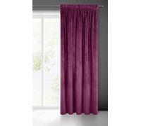 Eurofirany VILLA Tenda Oscurante, Tenda con Fettuccia Arricciatenda - 1 pz, Tenda Extra Lunga, Elegante, Tinta Unita, Soggiorno, Camera da Letto, Densità 290 g/m², 140x270 cm, Viola