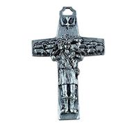 Eurofusioni Croce del Buon Pastore placcato argento - H 7,2 cm