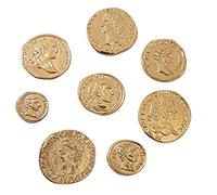 Eurofusioni Monete Romane Imperiali placcate Oro - Set 8 Imperatori Antica Roma
