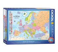 Eurographics - Puzzle Mappa dell'Europa - 1000 Pezzi