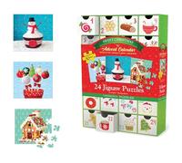 Eurographics - Puzzle Calendario dell'Avvento - Dolce Natale 24x50 - 40-99 Pezzi