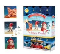 EuroGraphics- Funny Christmas Puzzle Avvento Calendario Santa Clause Weihnachtsmann, Colore Vari, 8924-5734