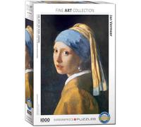 Eurographics - Puzzle Johannes Vermeer: Ragazza con l'orecchino di perla - 1000 Pezzi