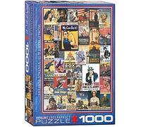 Eurographics Puzzle 1000 Pezzi Poster Vintage Guerra Mondiale 680mm x 490mm (pz)