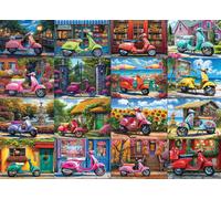 EUROGRAPHICS puzzle 16 scooter, 1000 pezzi