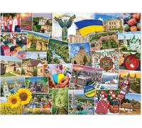 Eurographics - Puzzle Collage dell'Ucraina - 1000 Pezzi