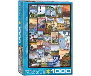 Eurographics - Puzzle Collage di fari - 1000 Pezzi