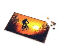 Eurographics - Puzzle da 1000 pezzi, il cavaliere vola sulla foresta al tramonto. Puzzle con immagini, libri per adulti, regali di Pasqua per bambini (500 pezzi)