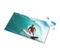 Eurographics - Puzzle da 1000 pezzi, un surfista cavalca all'interno di un'onda. Puzzle con immagini, libri per adulti, regali di Pasqua per bambini (500 pezzi)