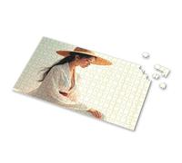 Eurographics - Puzzle da 1000 pezzi, una donna in veste bianca e cappello di paglia seduto vicino a una finestra, puzzle per adulti, regali di Pasqua per bambini (1000 pezzi)