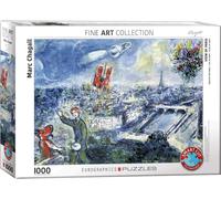 Eurographics Puzzle Da 1000 Pezzi Veduta Di Parigi Mark Chagall 68cm x 49cm