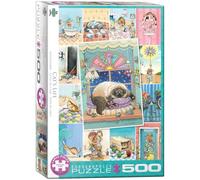 EuroGraphics Puzzle da 500 pezzi, motivo: la vita del gatto di Gary Patterson, Colore Vario, 6500-5366
